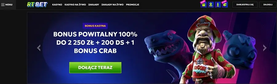 RTbet Casino online strona glowna