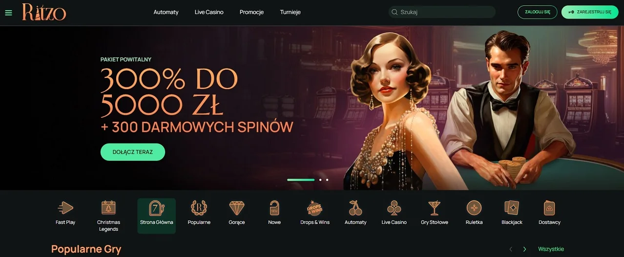 Ritzo Casino Strona główna